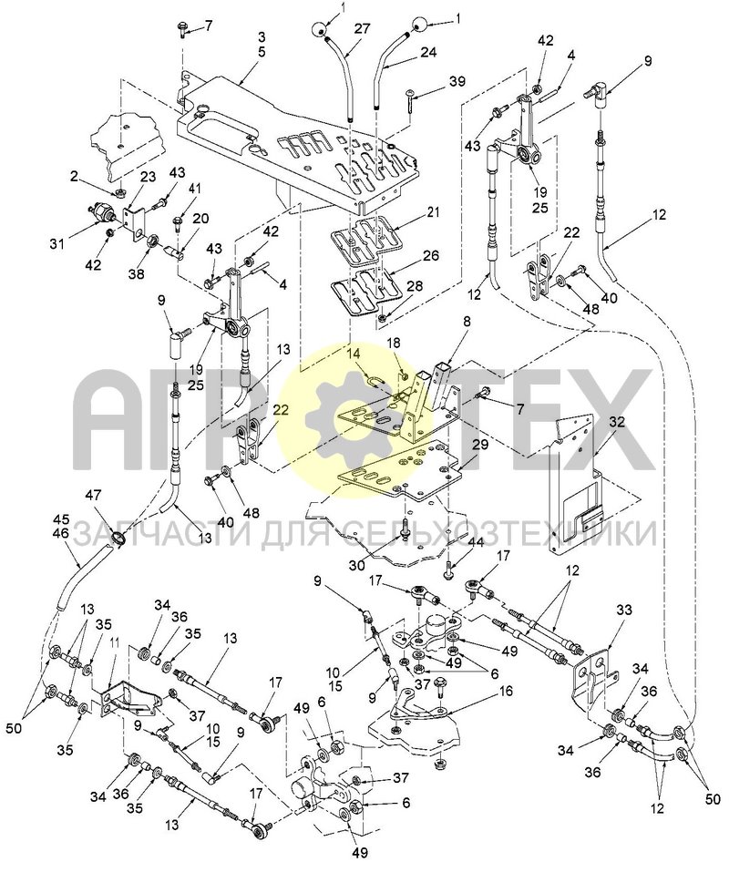 Переключатели передач механической трансмиссии (07C01) (№31 на схеме)